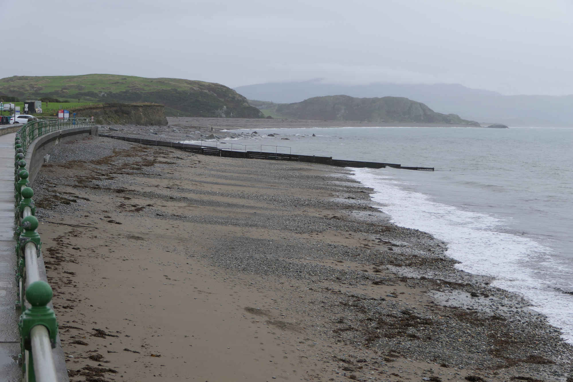 The seafront at Criccieth