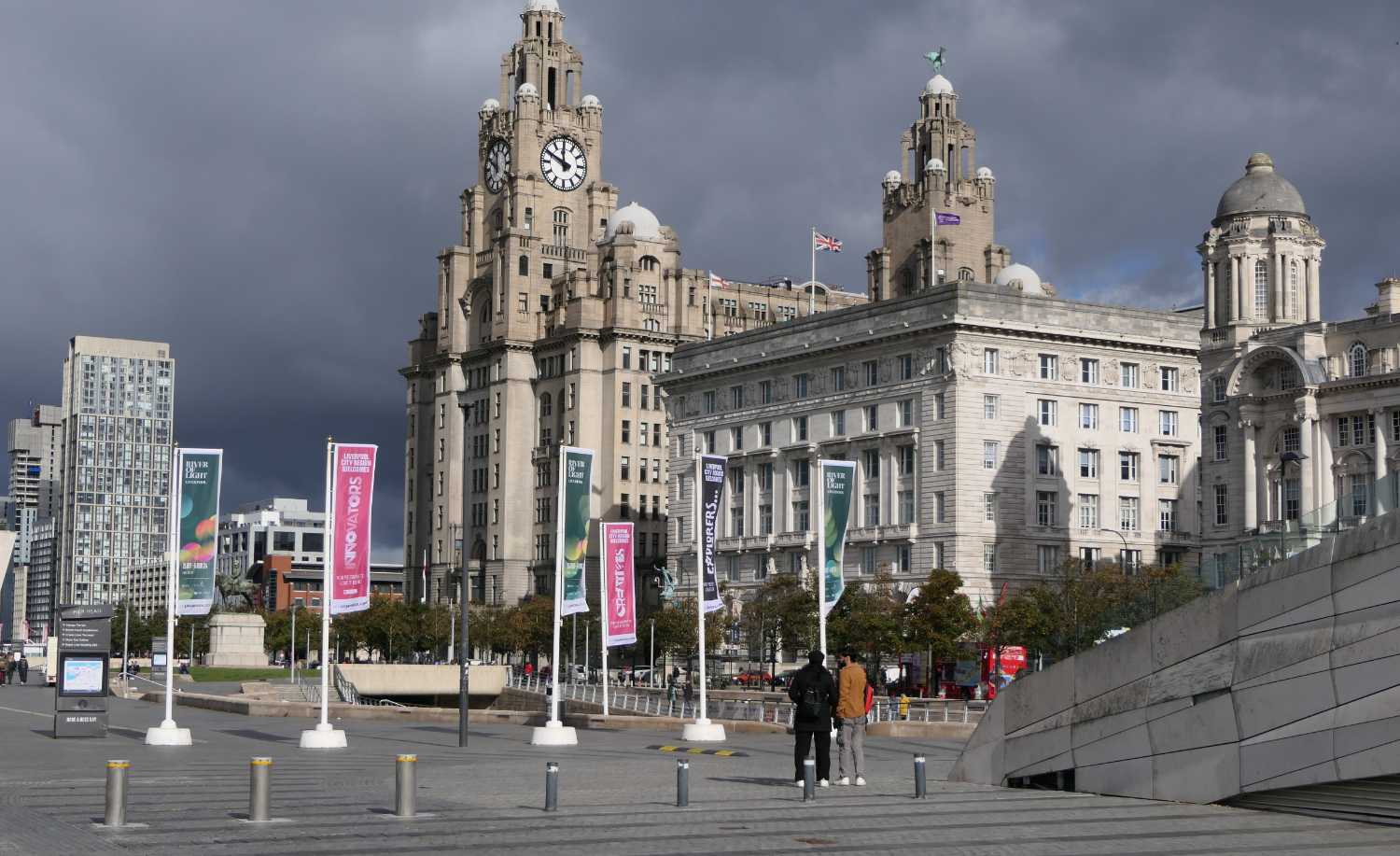 The Liver building Liverpool, taken from the water front