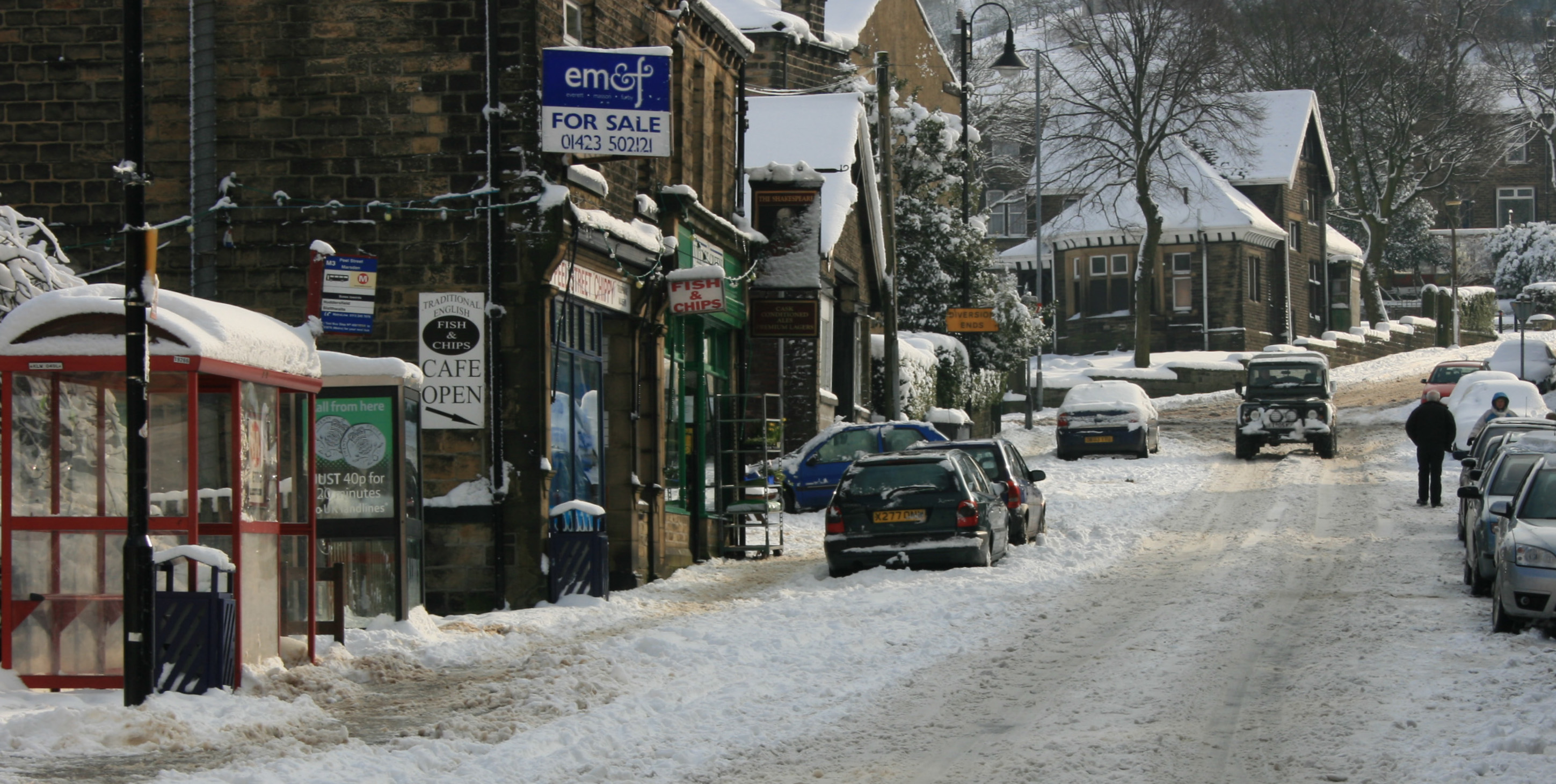 Snow in Marsden