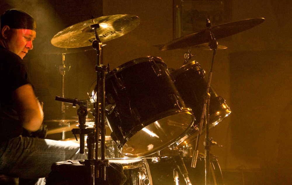 Drummer at the Marsden Jazz Festival, 2008