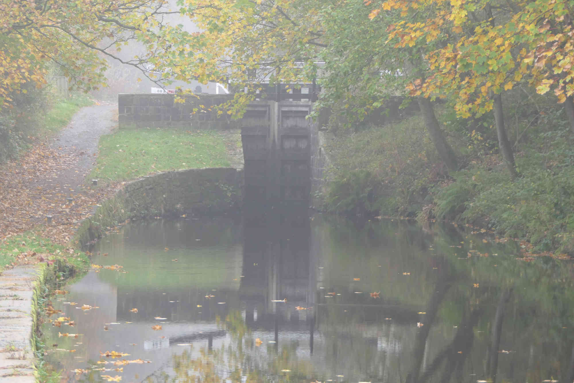 Misty Day in Marsden, Autumn 2024