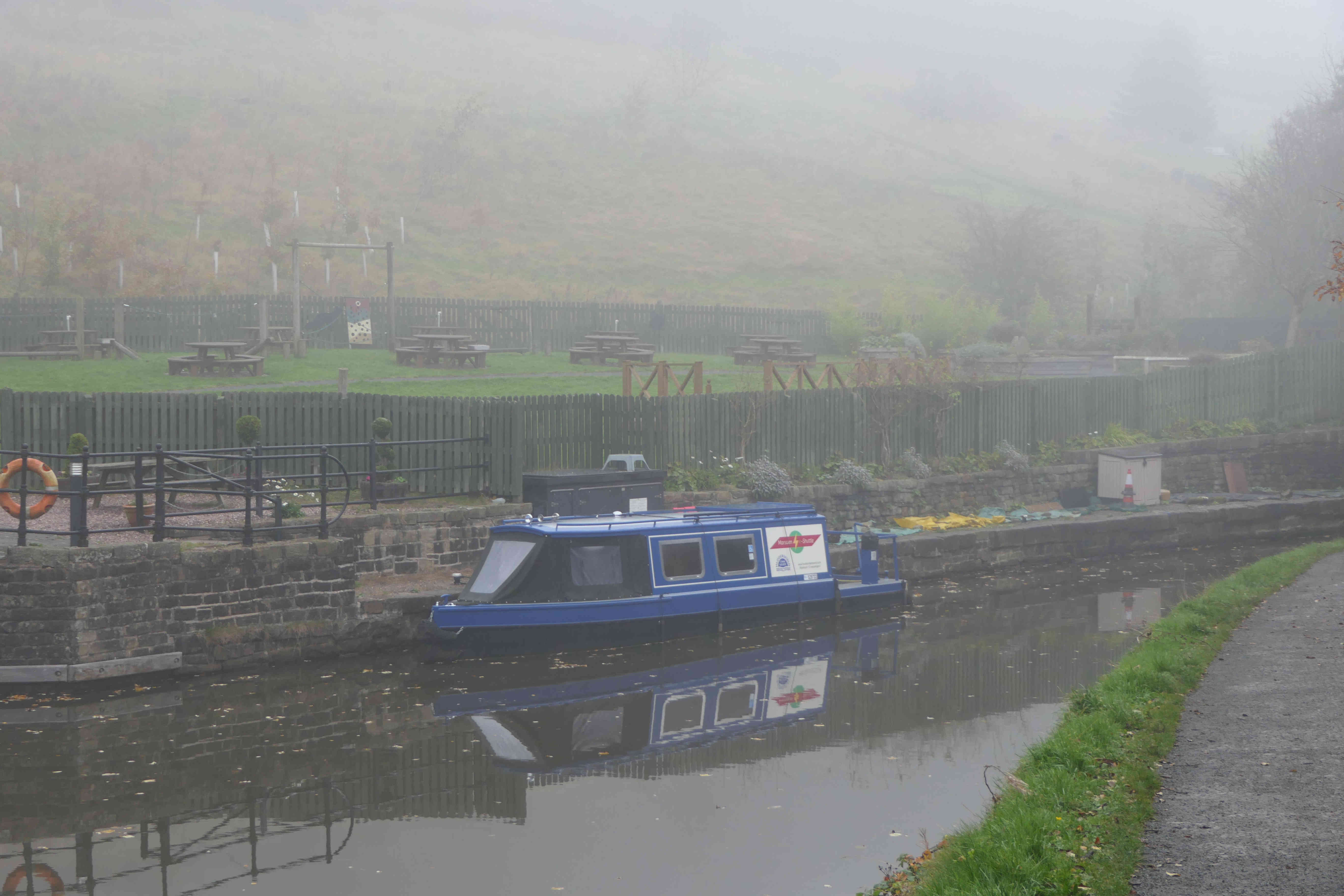 Misty Day in Marsden, Autumn 2024