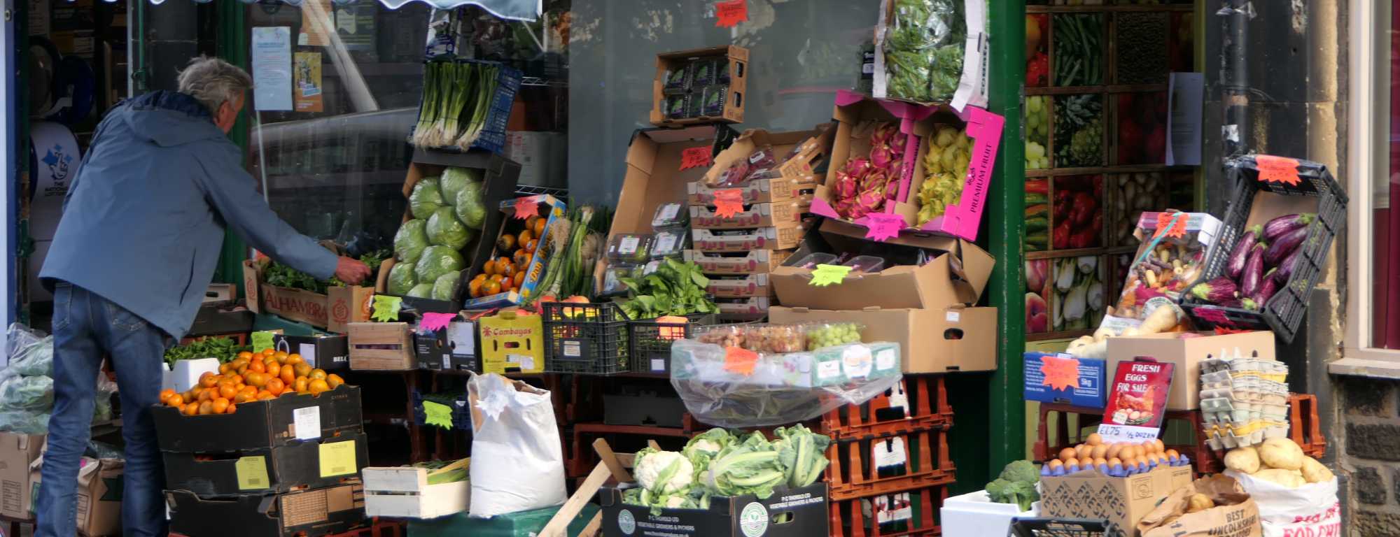 The Fresh n Fruity shop in Marsden