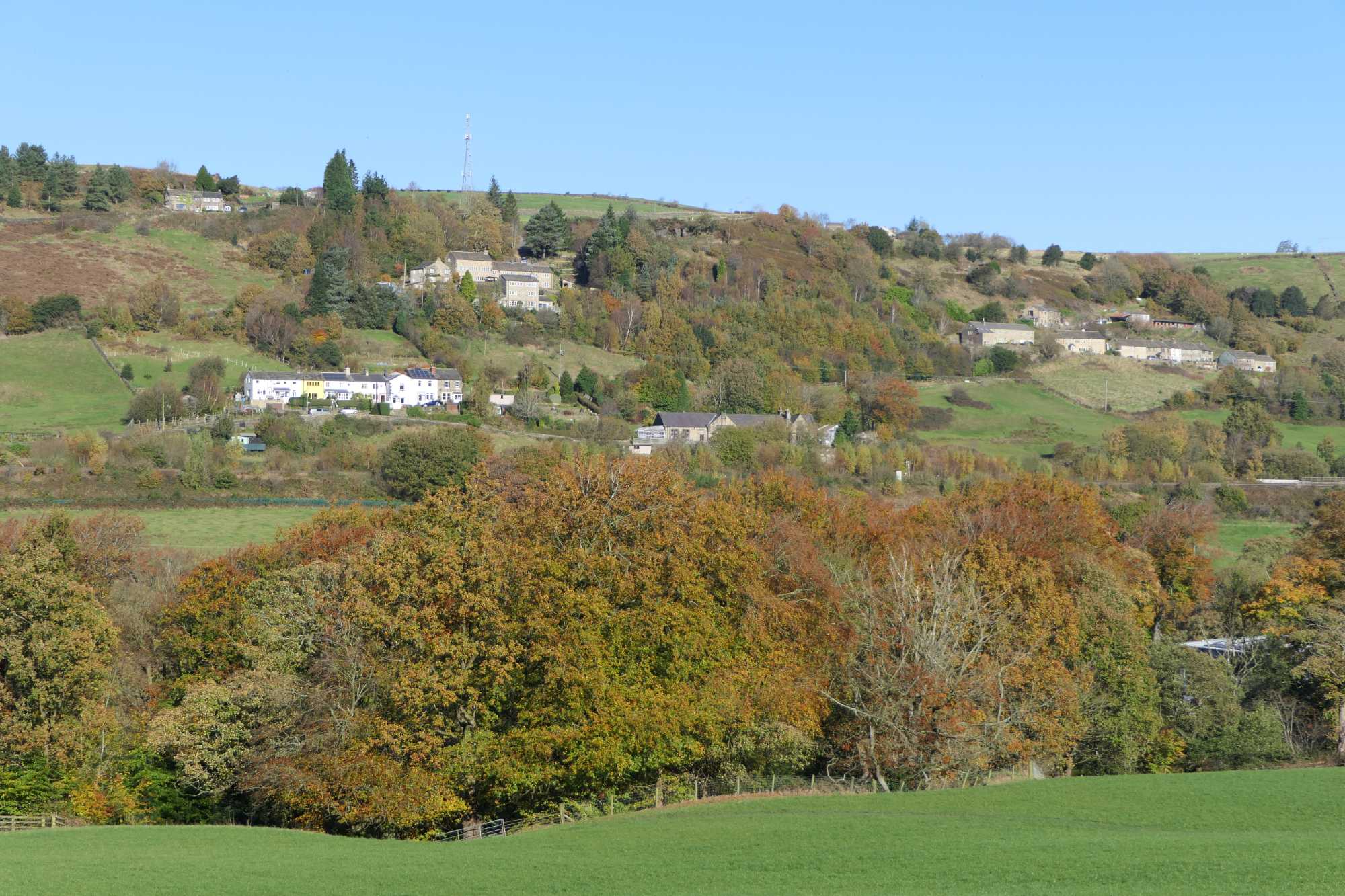 View accross the Colne, near Marsden