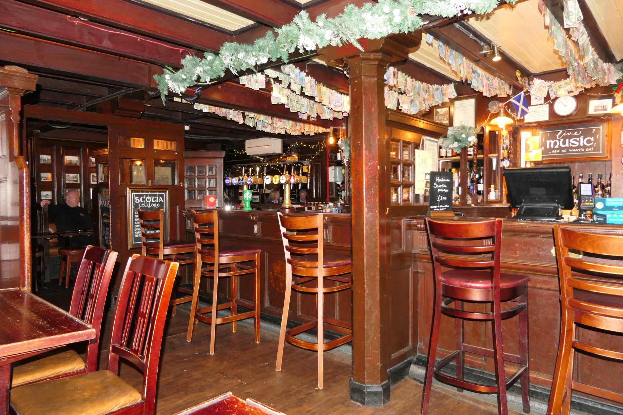 Inside the Scotia Pub, Glasgow