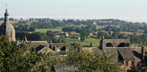 View over St Sever from a cottage we stayed in