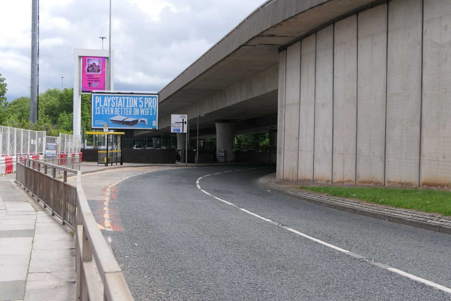 M62 Viaduct outside Broad Green station.
