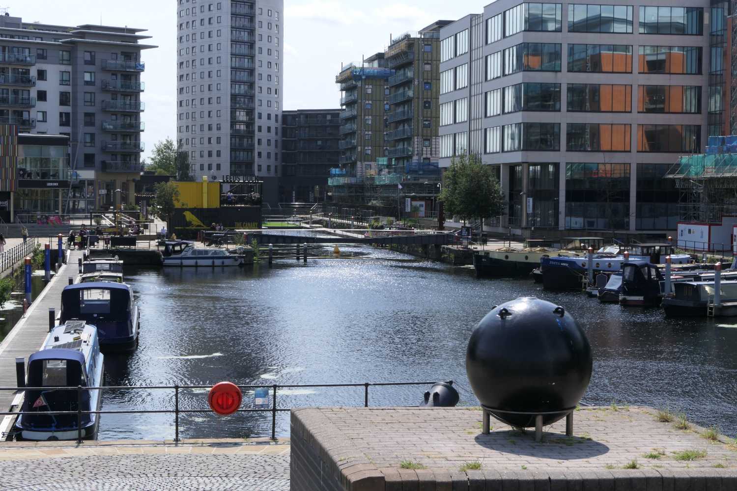 End of the canal in Leeds