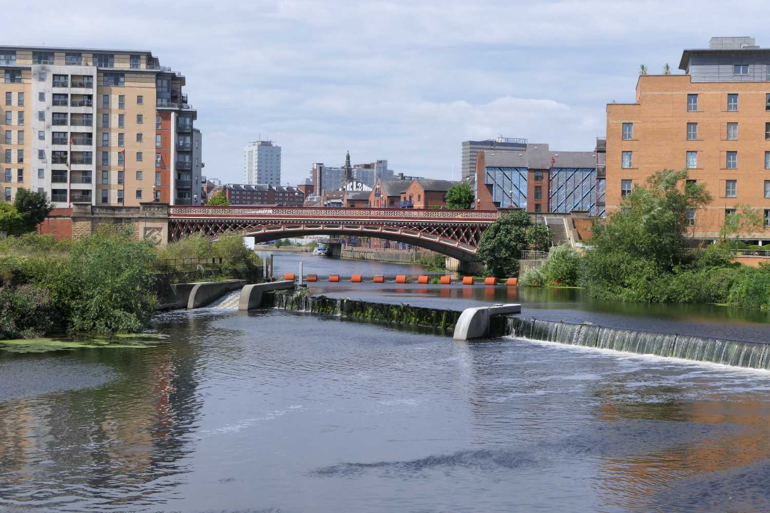 Bridge over the river aire Leeds