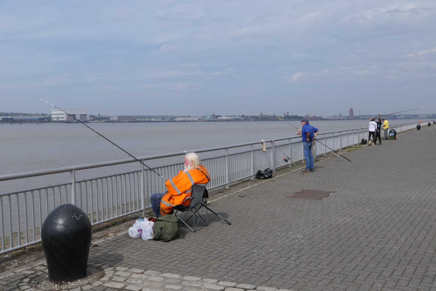 Fishermen near Brunswick Station