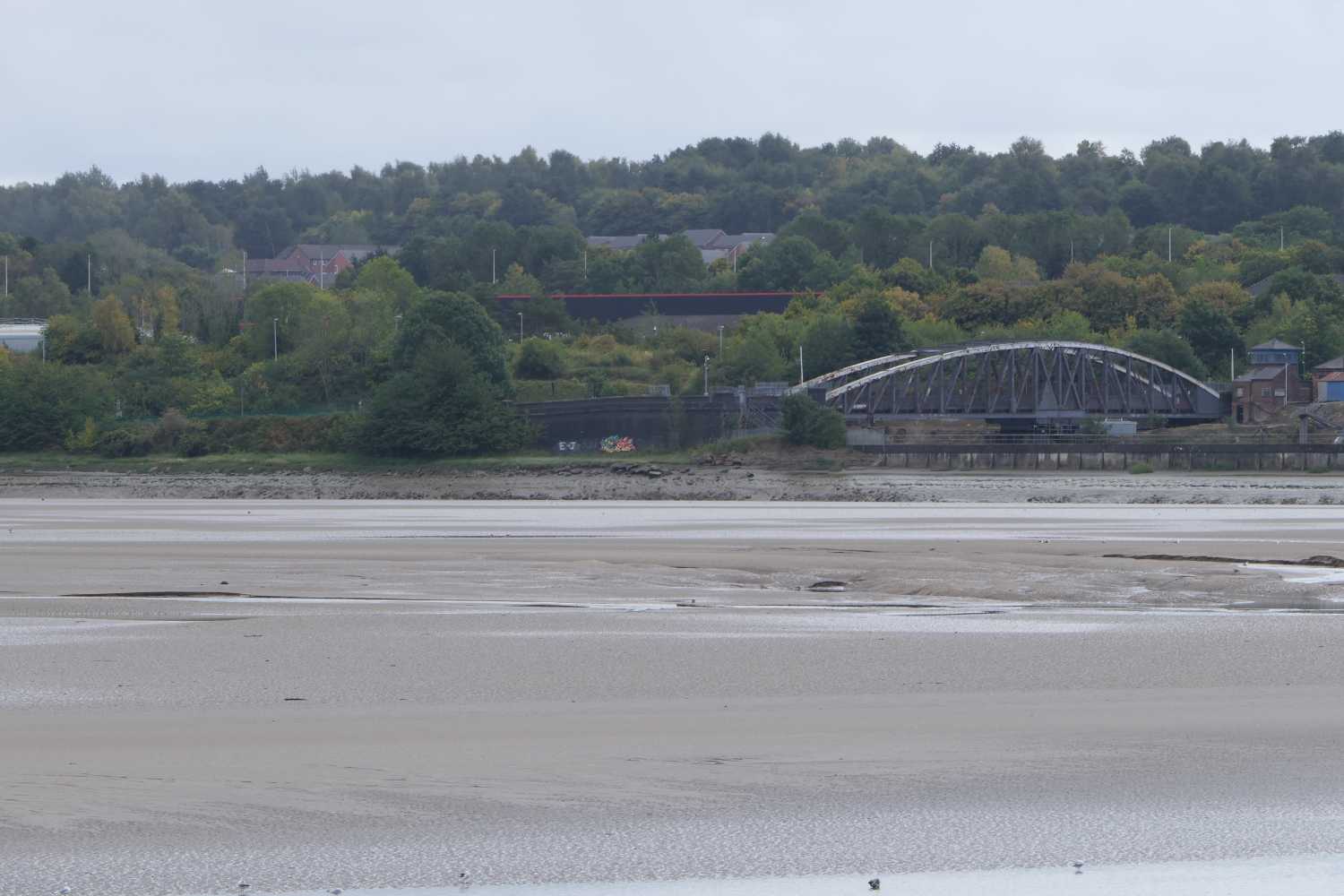 Swing bridge over the Manchester Ship Canal