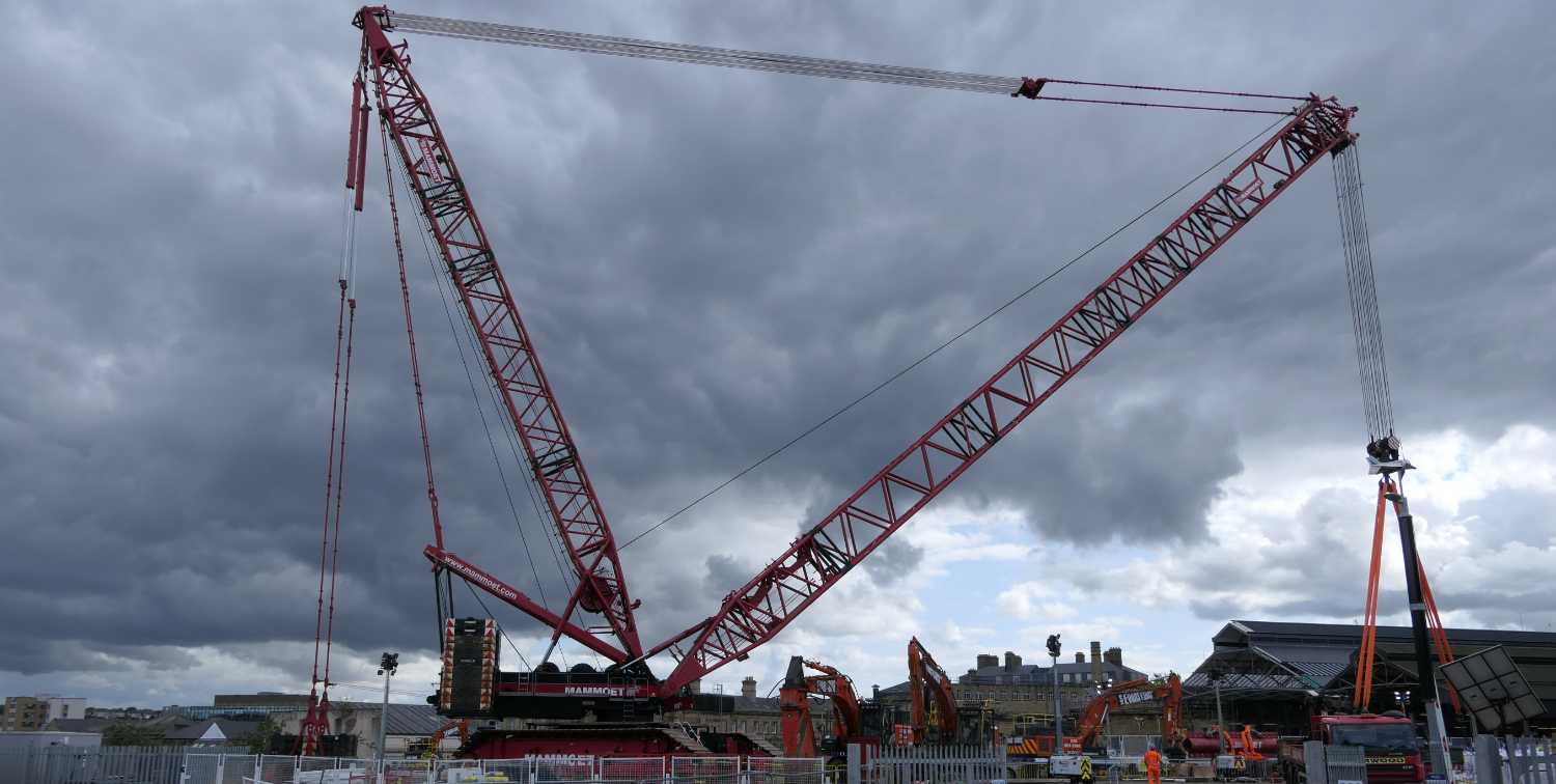 Huge Mammoet Crawler Crane, One
