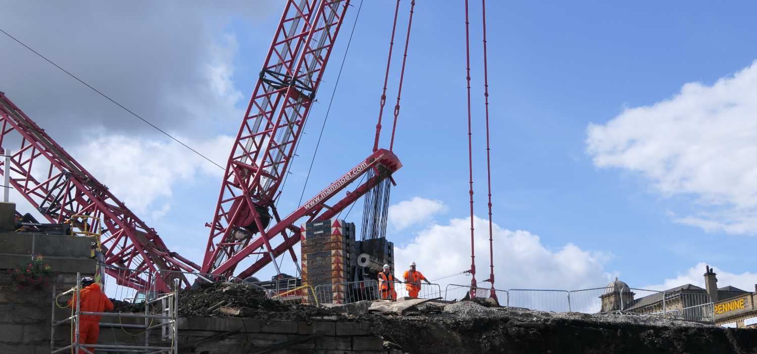 Huge Mammoet Crawler Crane, Four