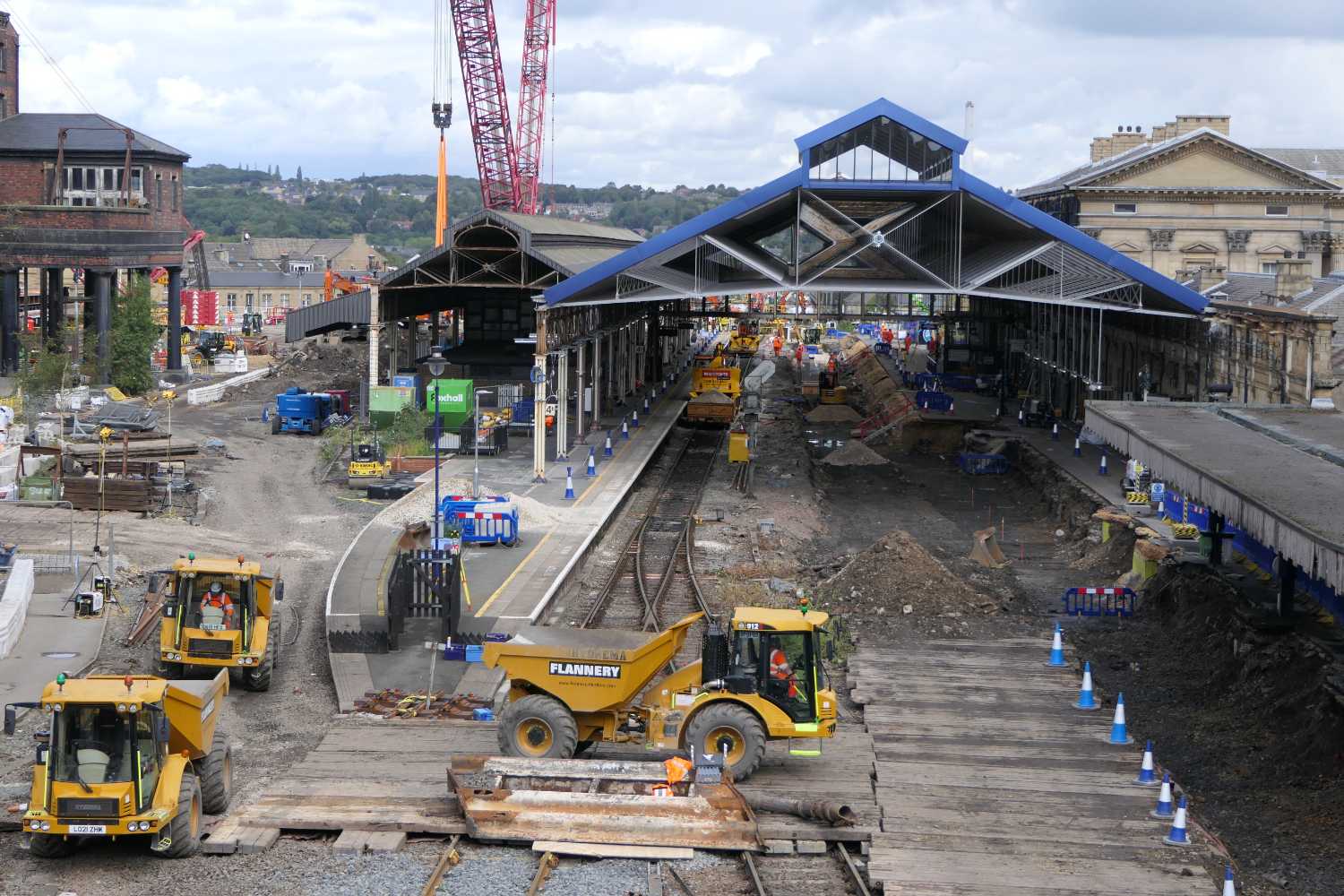 Huddersfield Station upgrade, one