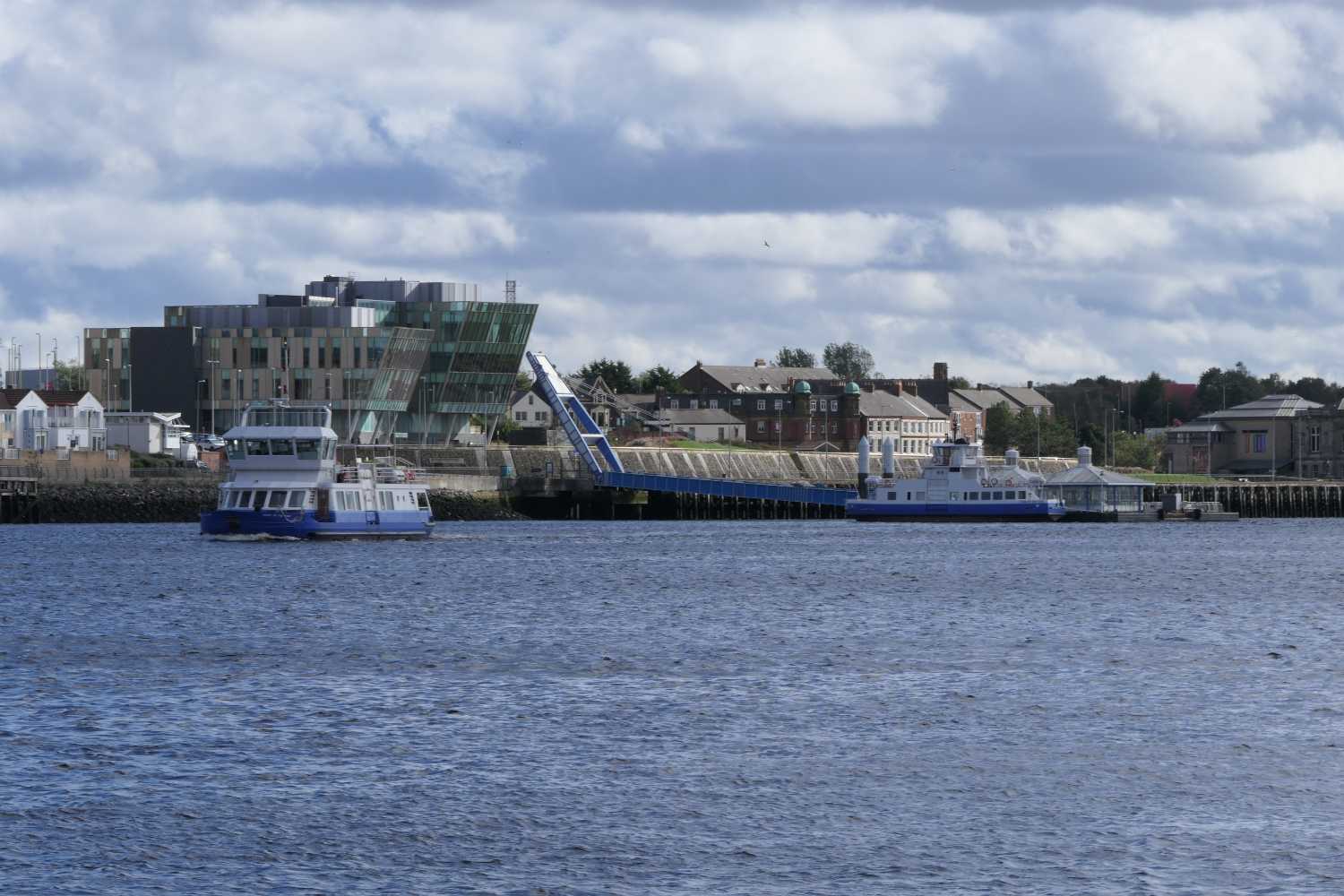 Ferry crossing the Tyne from South Shields