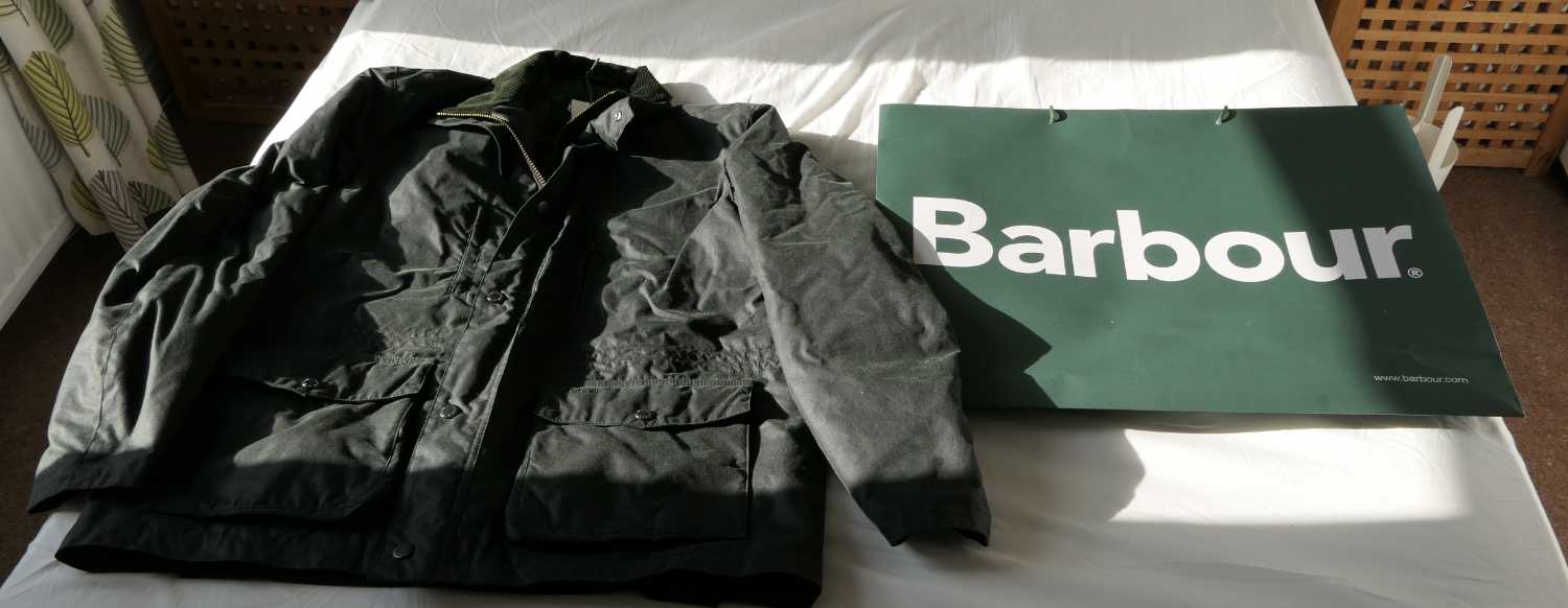 My new barbour waxed jacket