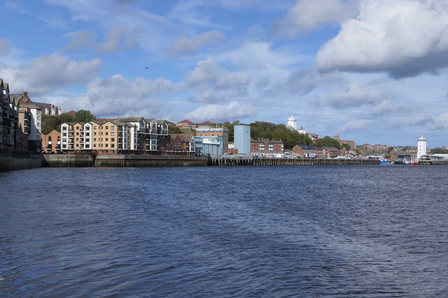 North Shields coast from the North SHields landing stage.