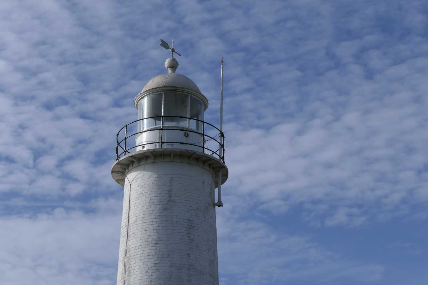 The top part of Hale LIghthouse.
