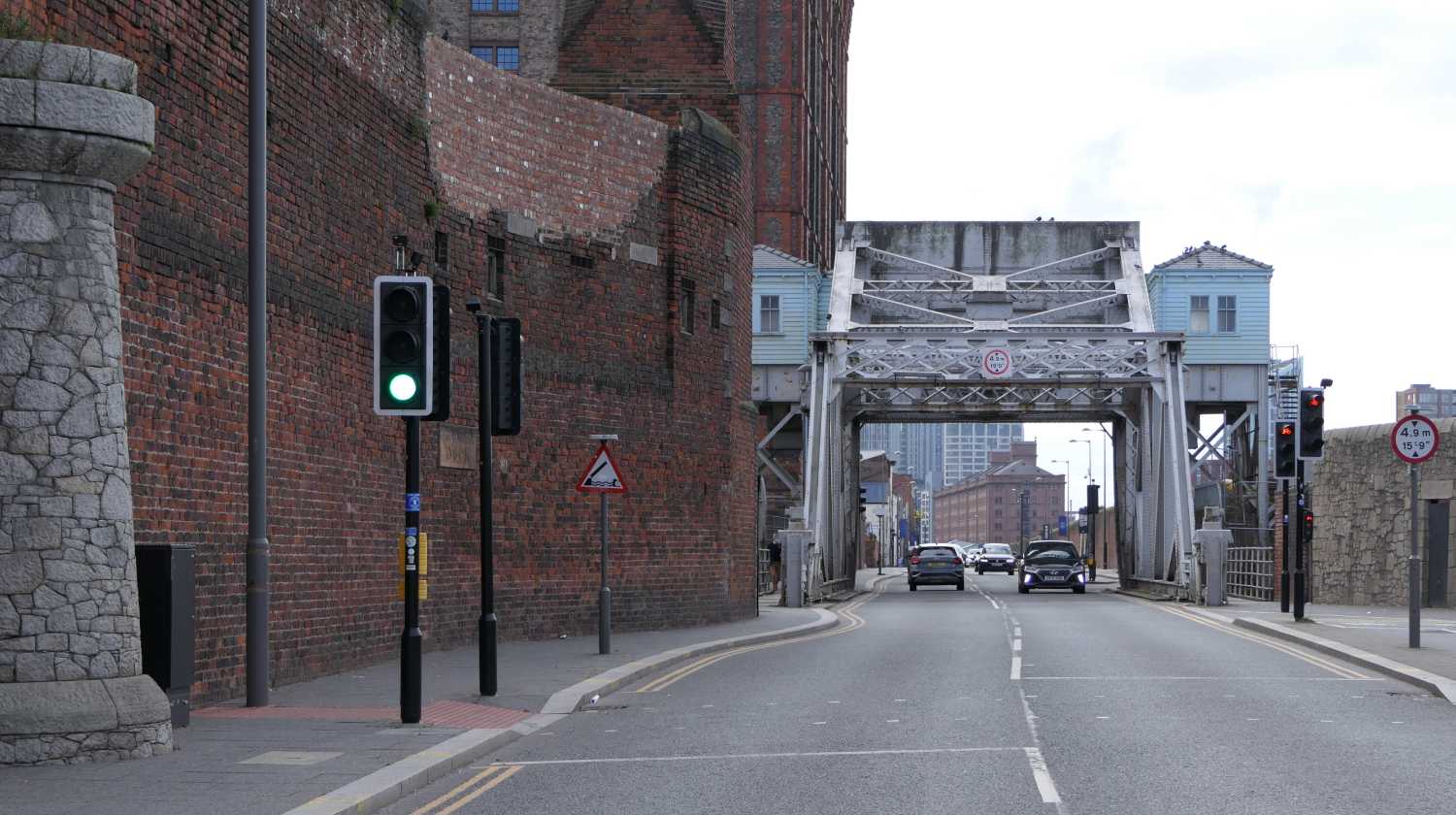 Stanley dock bridge, one