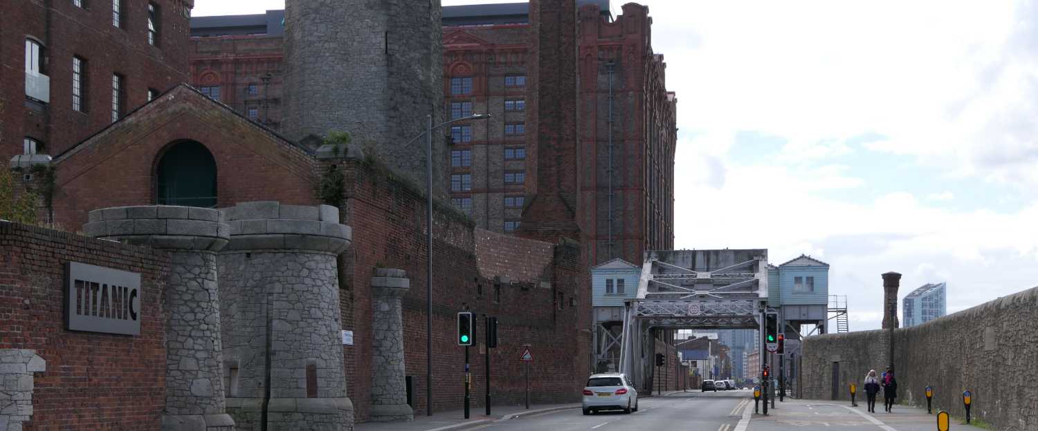 Stanley dock bridge, three
