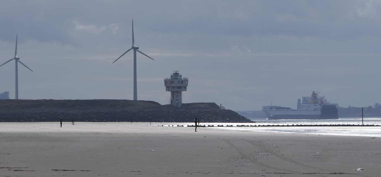 Ship approaching Liverpool, four.