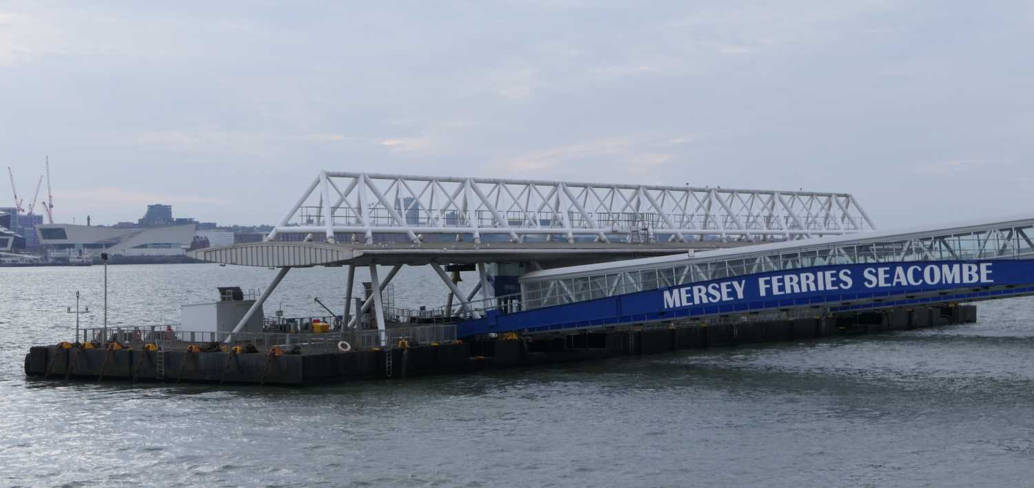 Seacombe ferry landing stage.