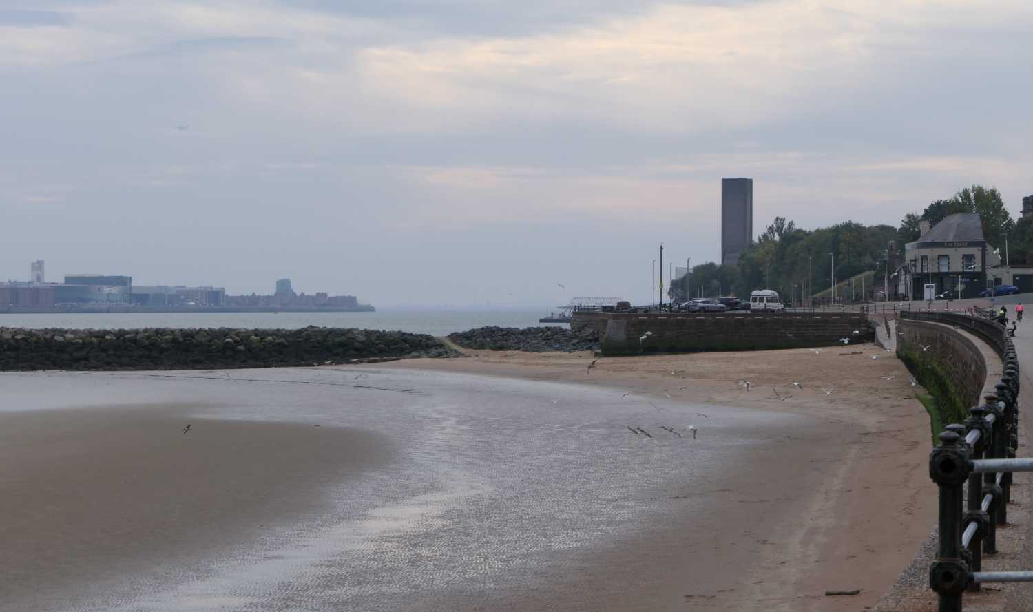 Looking back towards the Ferry Inn.