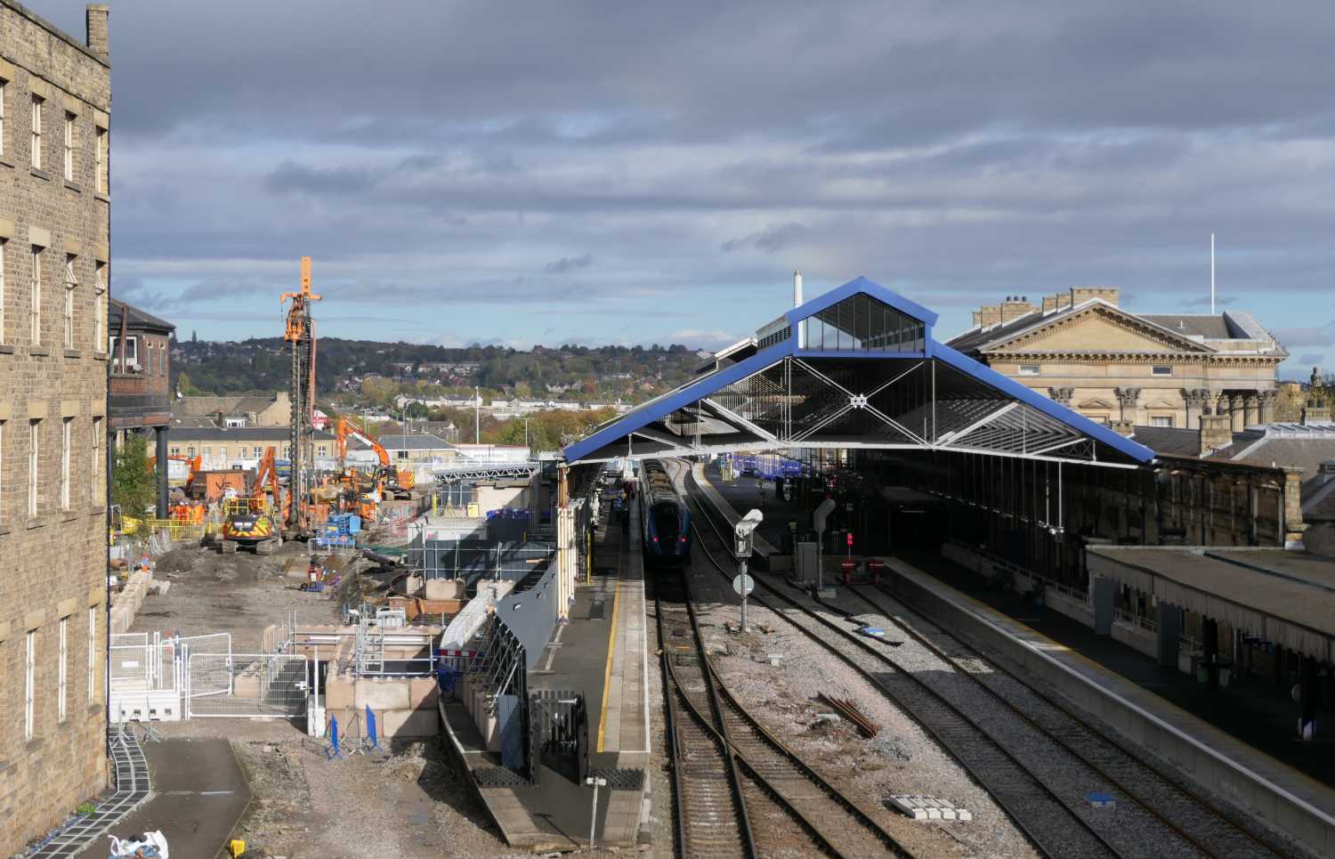 Huddersfield station and rebuild