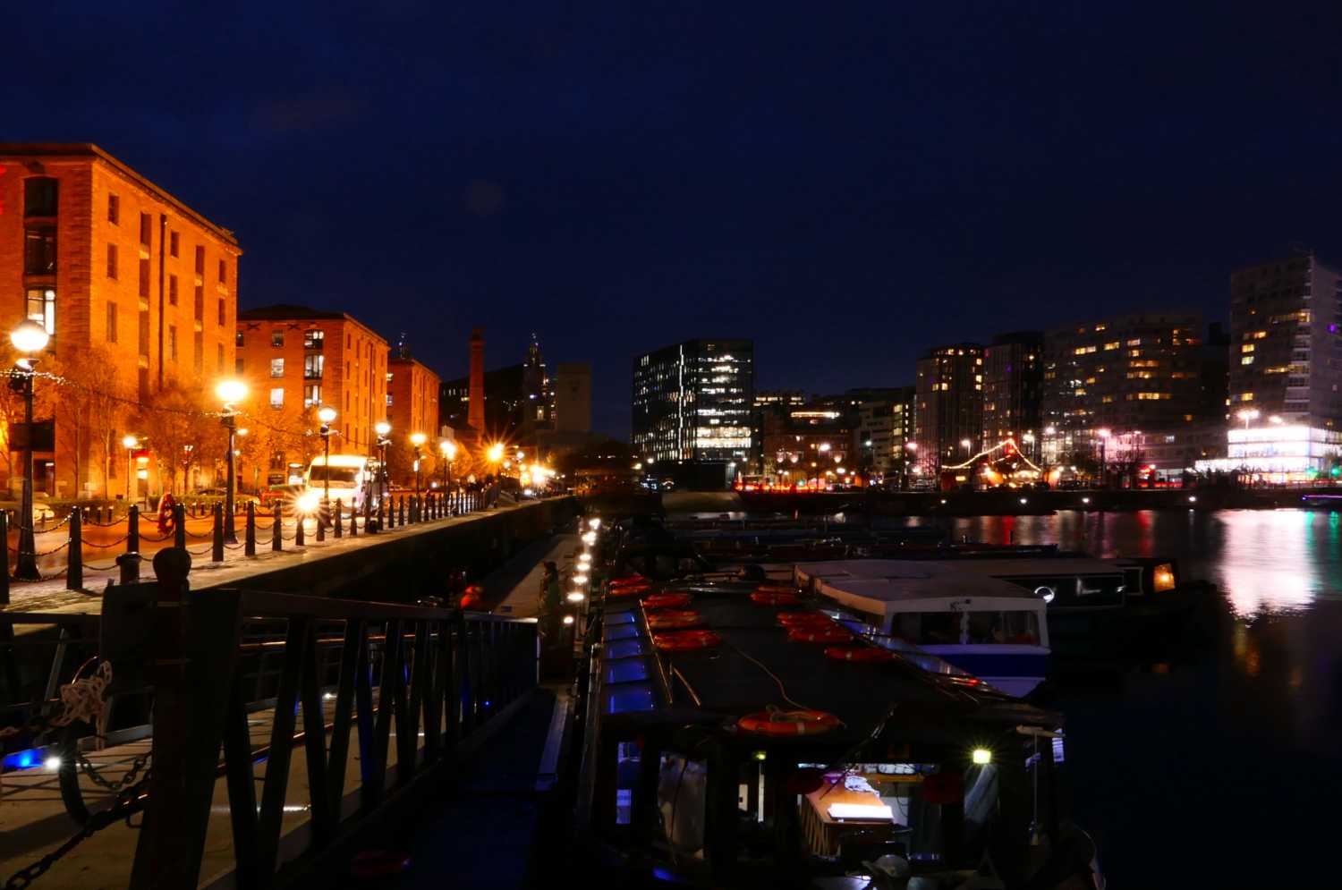 View of Royal Albert dock across the Salthouse dock, three