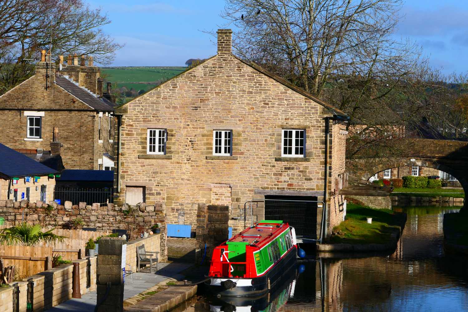 Warehouse on the canal at Marple, Two
