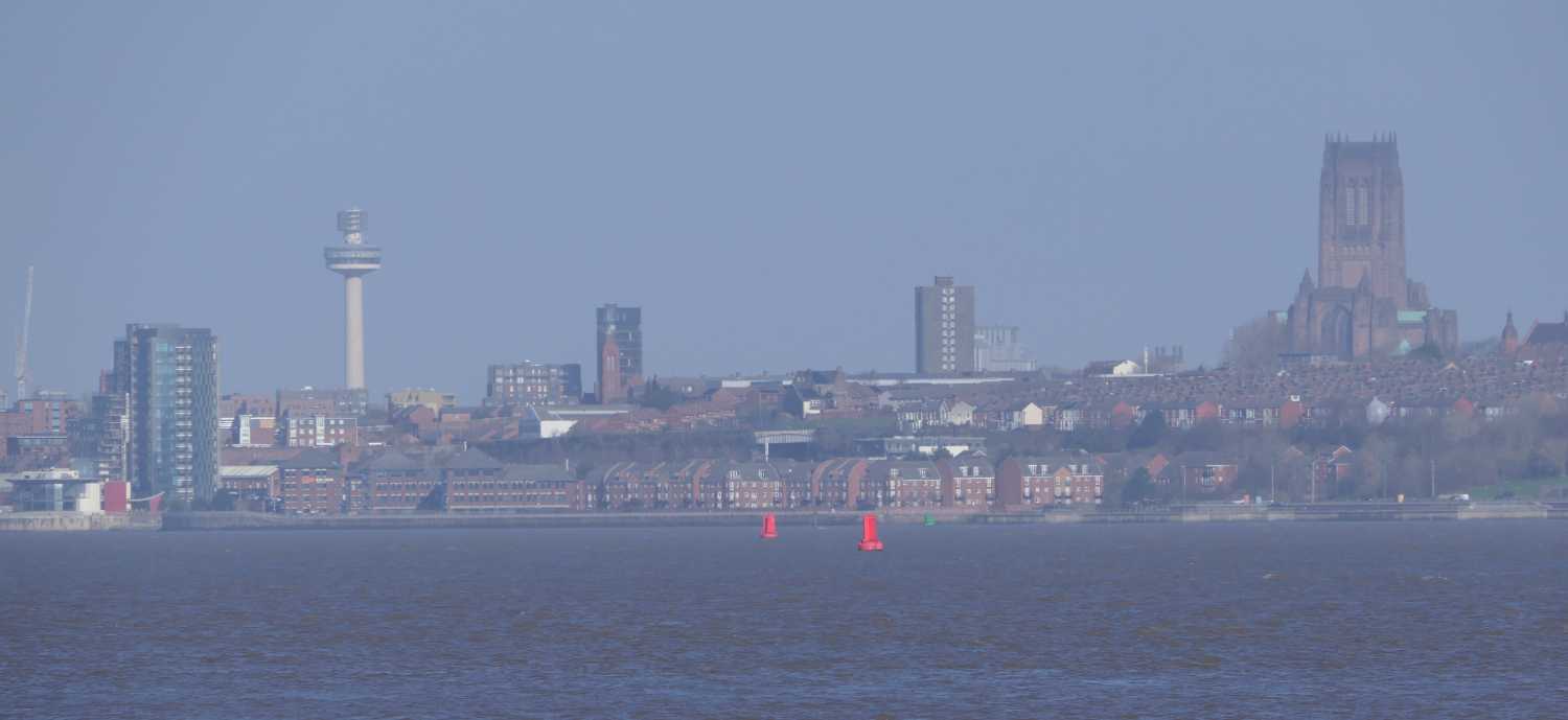 The liverpool waterfront from Eastham Ferry, Three