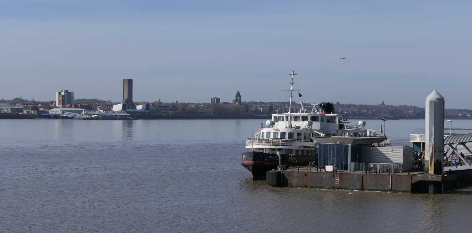 Royal Iris berthed at the Pier Head
