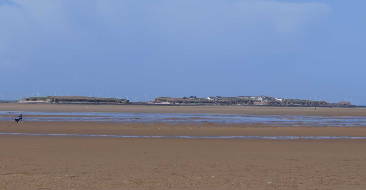 Hilbre Island from the West Kirby Marina