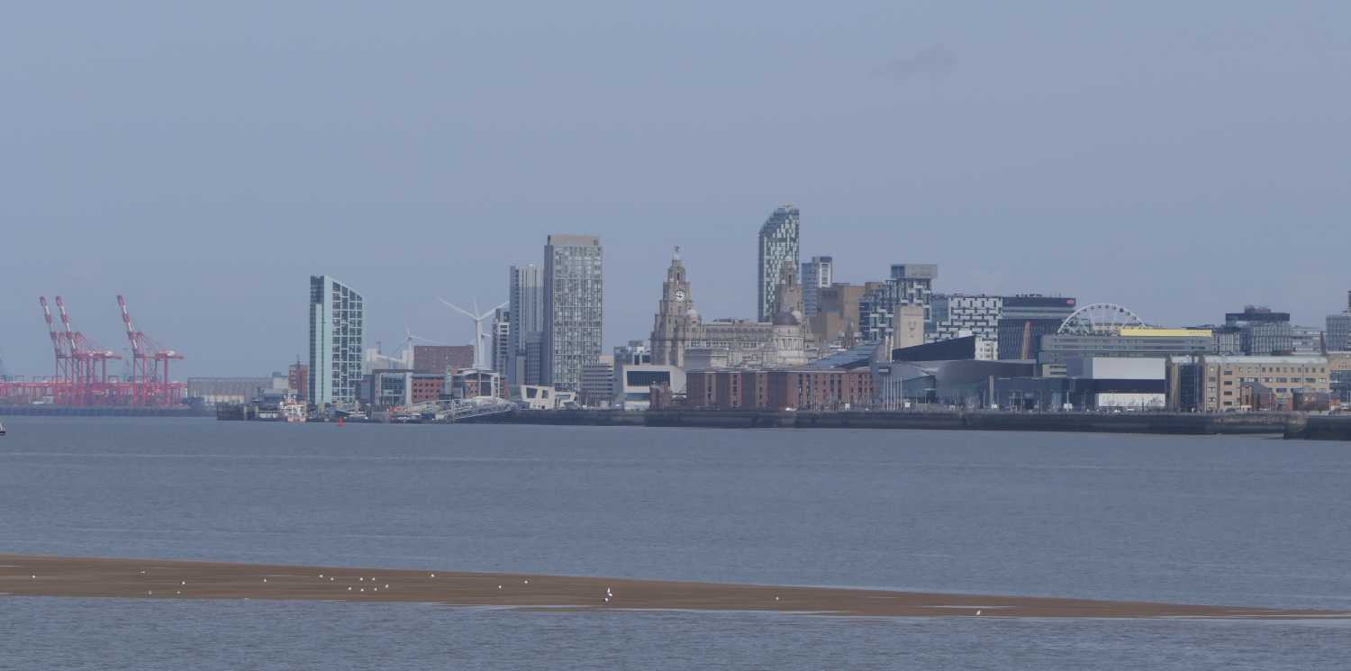 Liverpool shoreline from the Brunswick dock to the Seaforth dock
