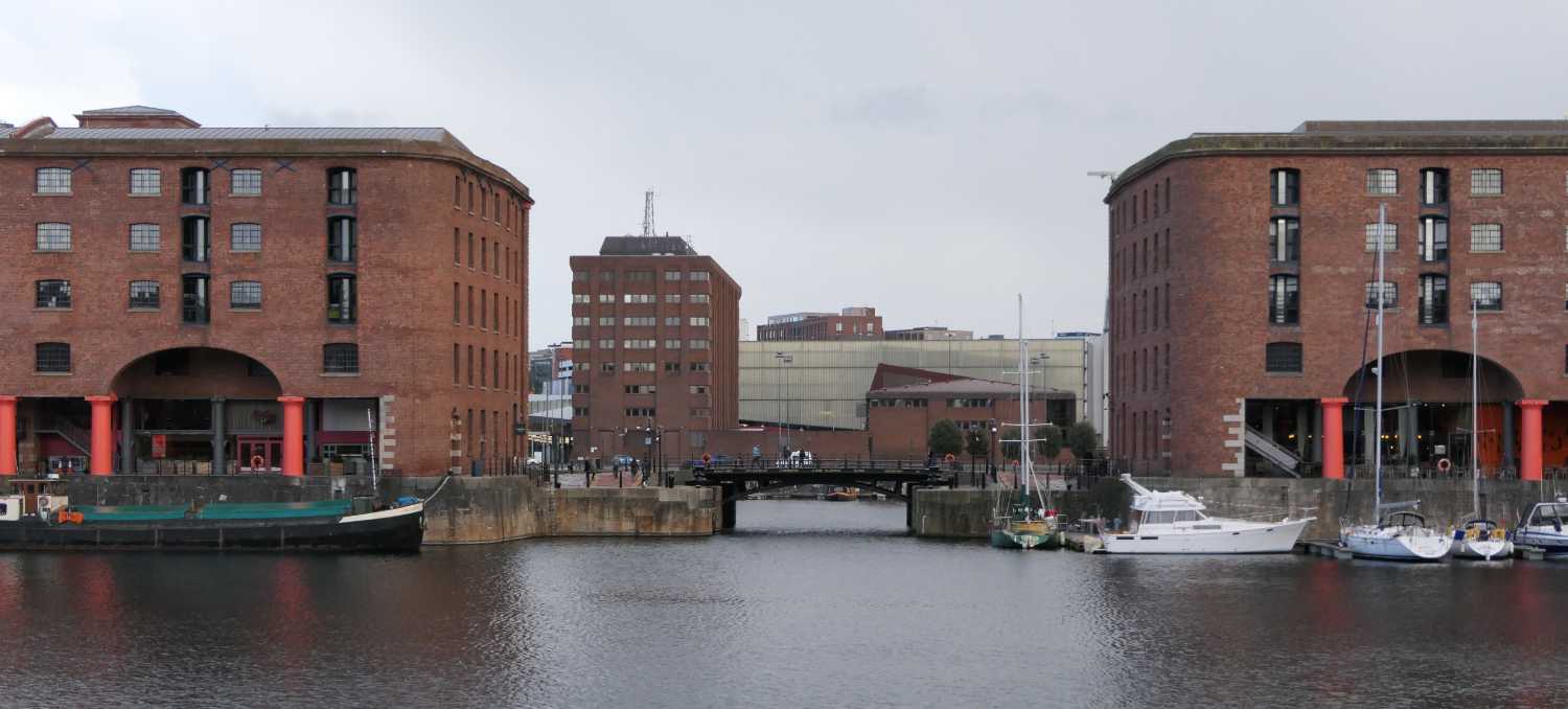 Inside the Albert Dock, seven