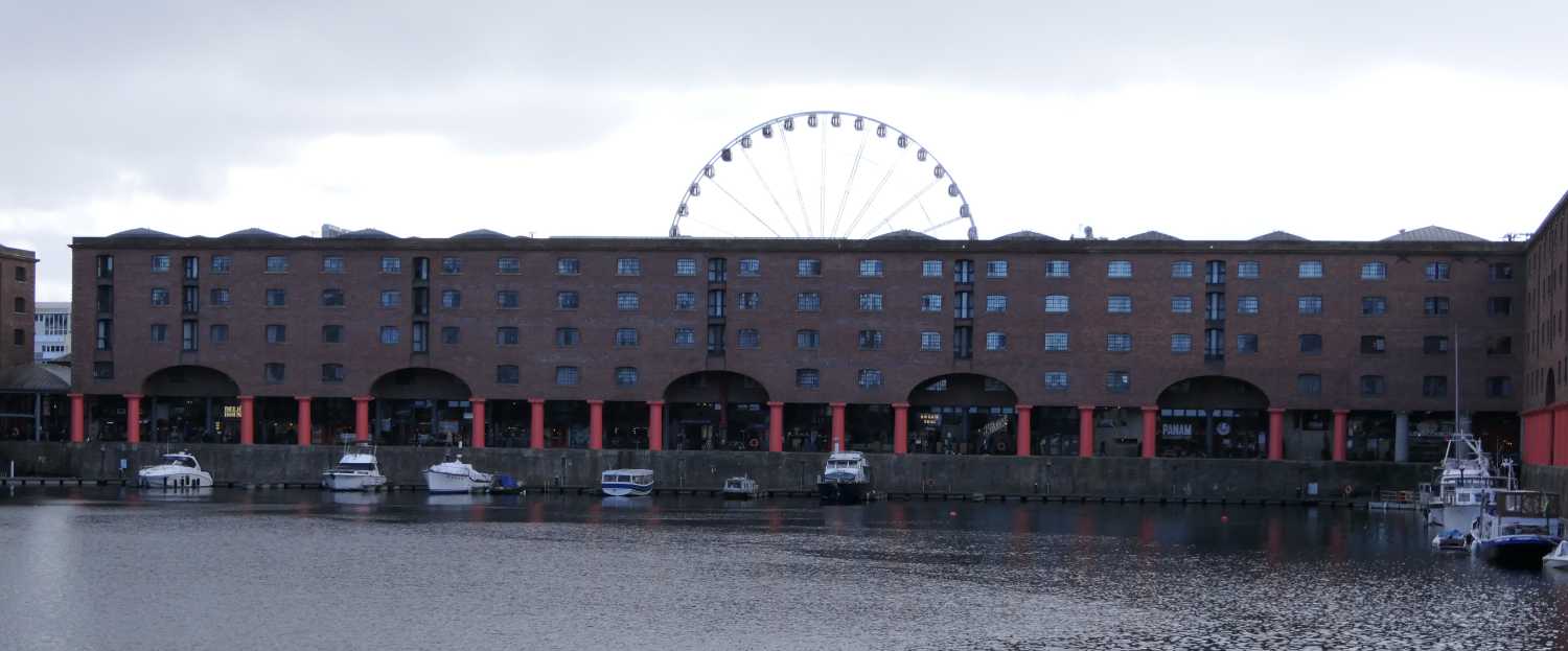 Inside the Albert Dock, eleven