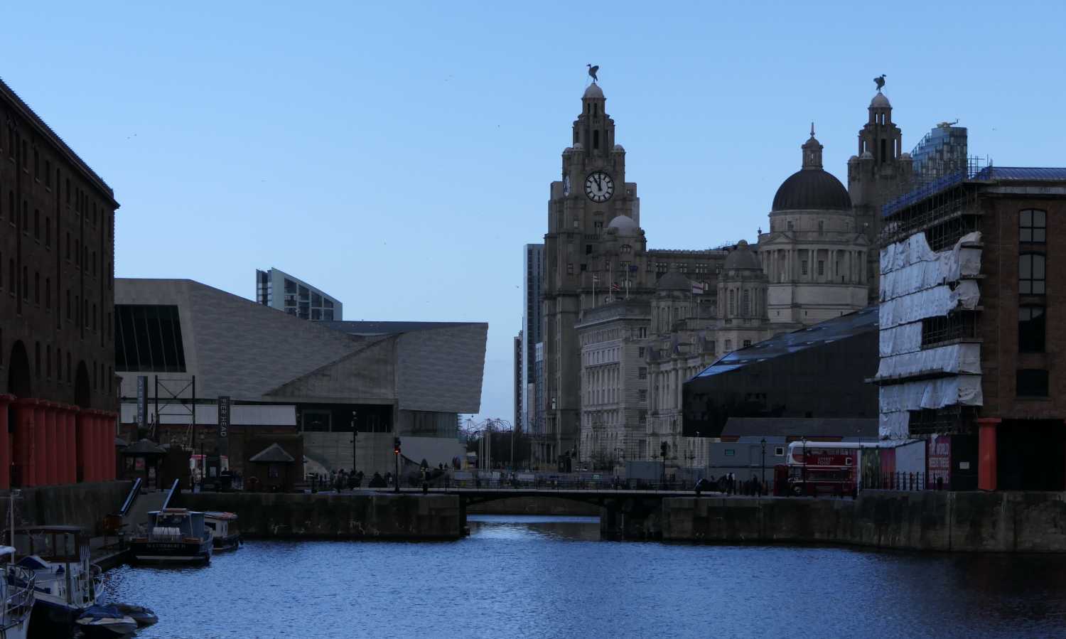 Three graces from the albert dock