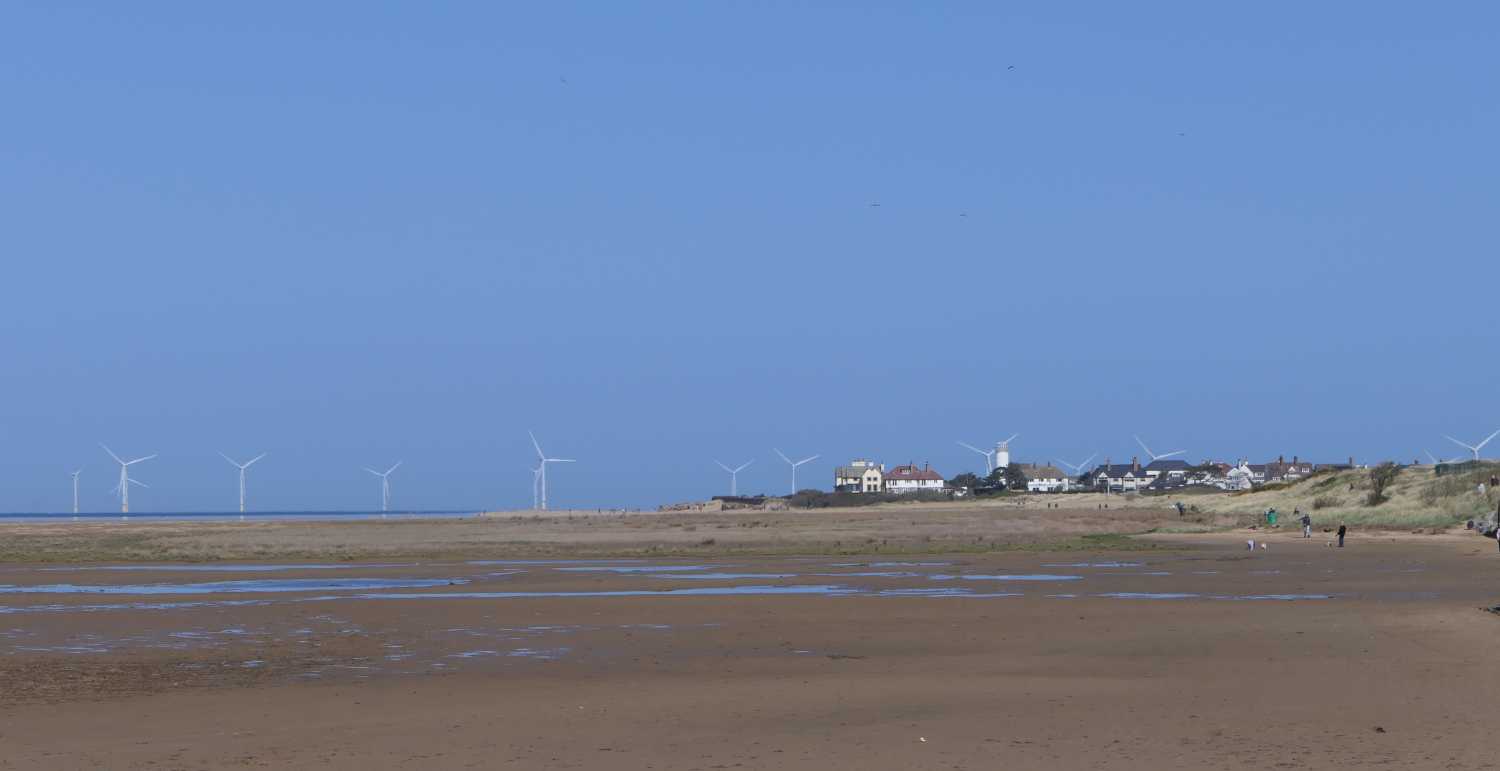 View towards Hoylake and Hilbre Point
