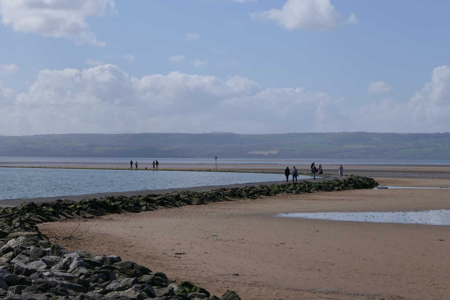 West end of West Kibry marina looking towards north wales