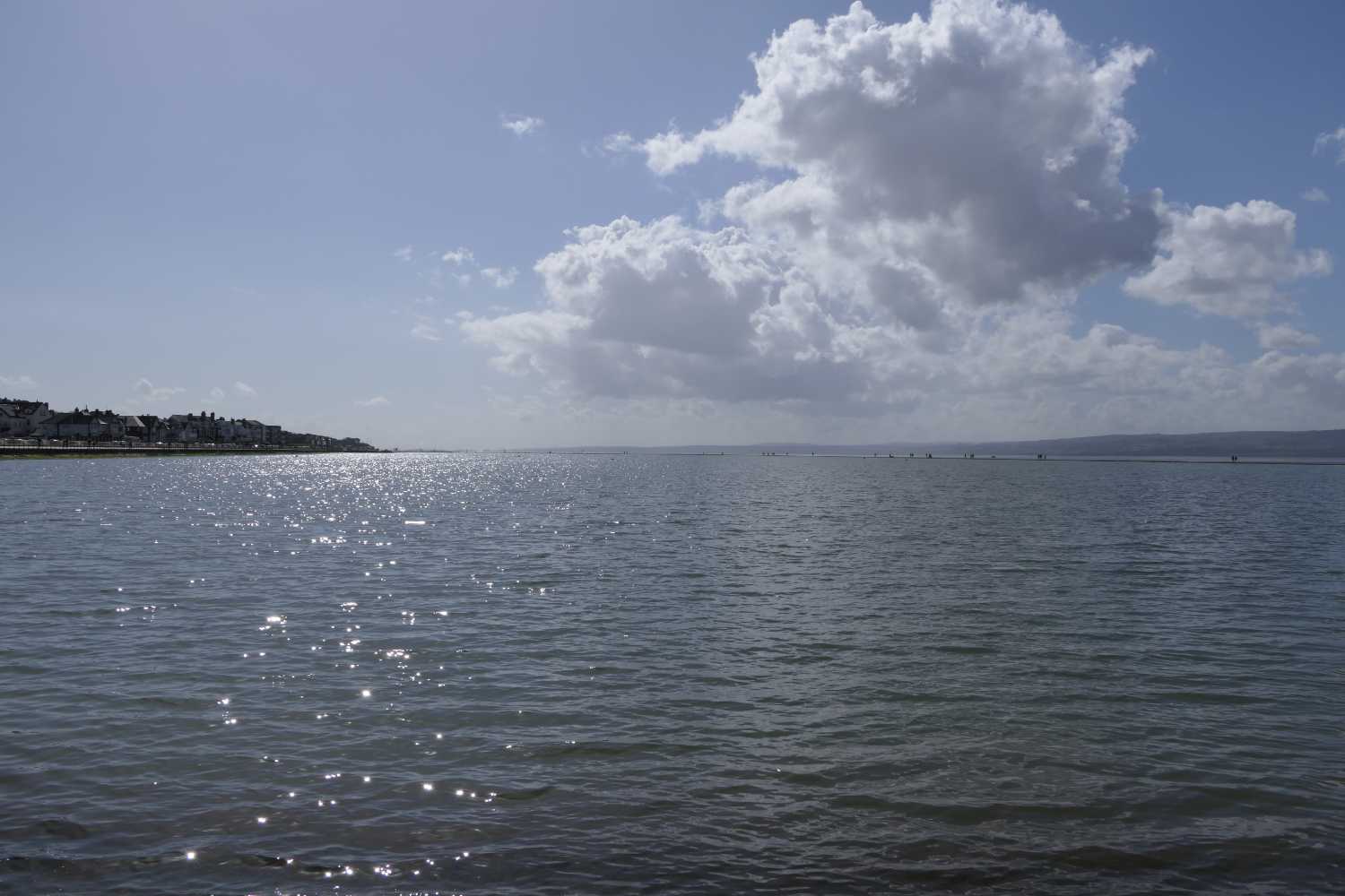 West Kirby marina looking inland