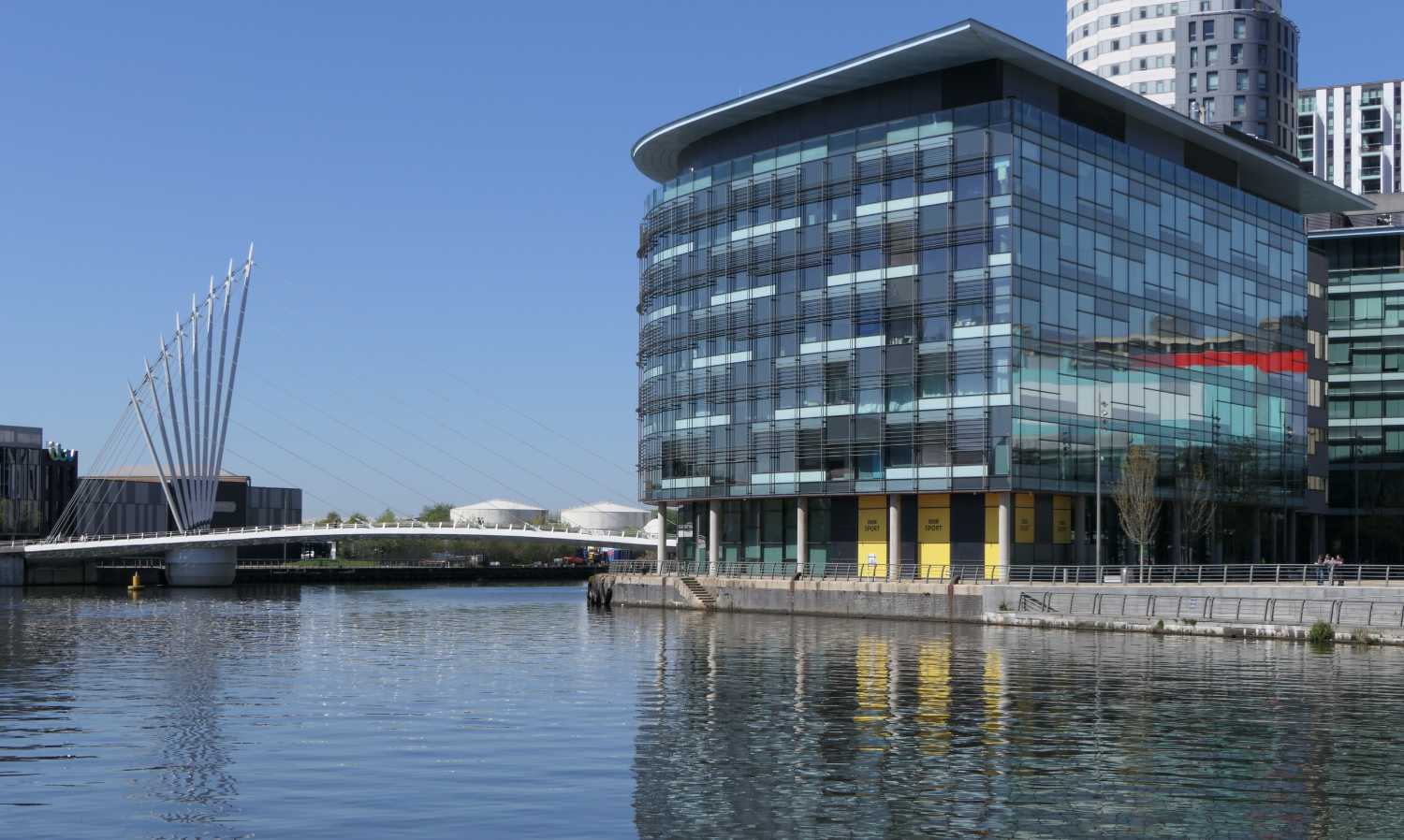 Media city footbridge, one