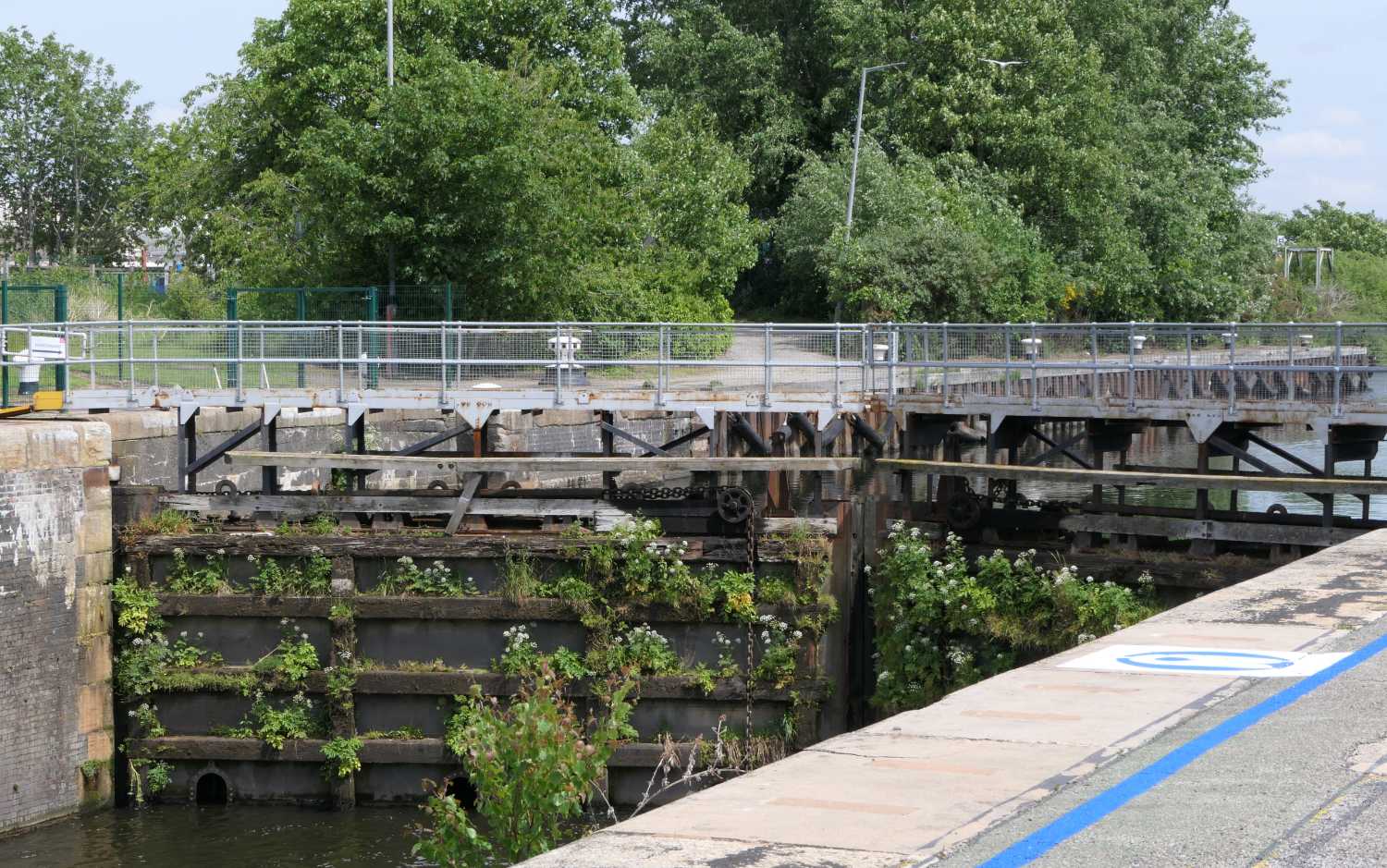 Main lock eastern gate