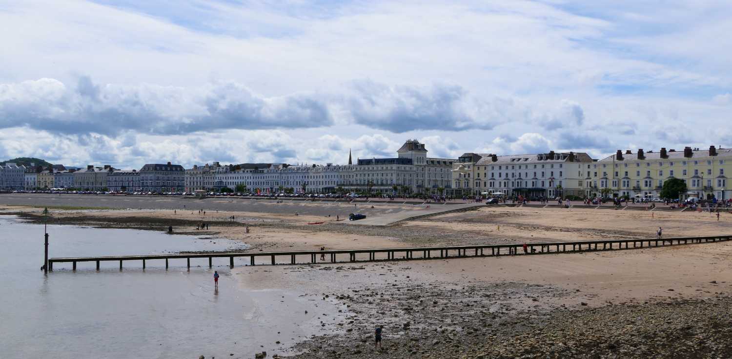 Llandudno seafront, two