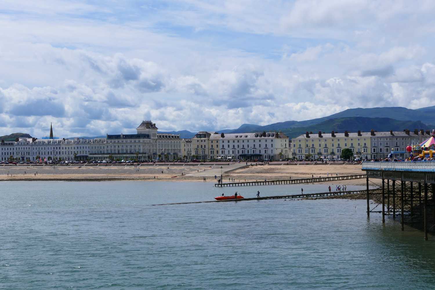 Llandudno seafront, three