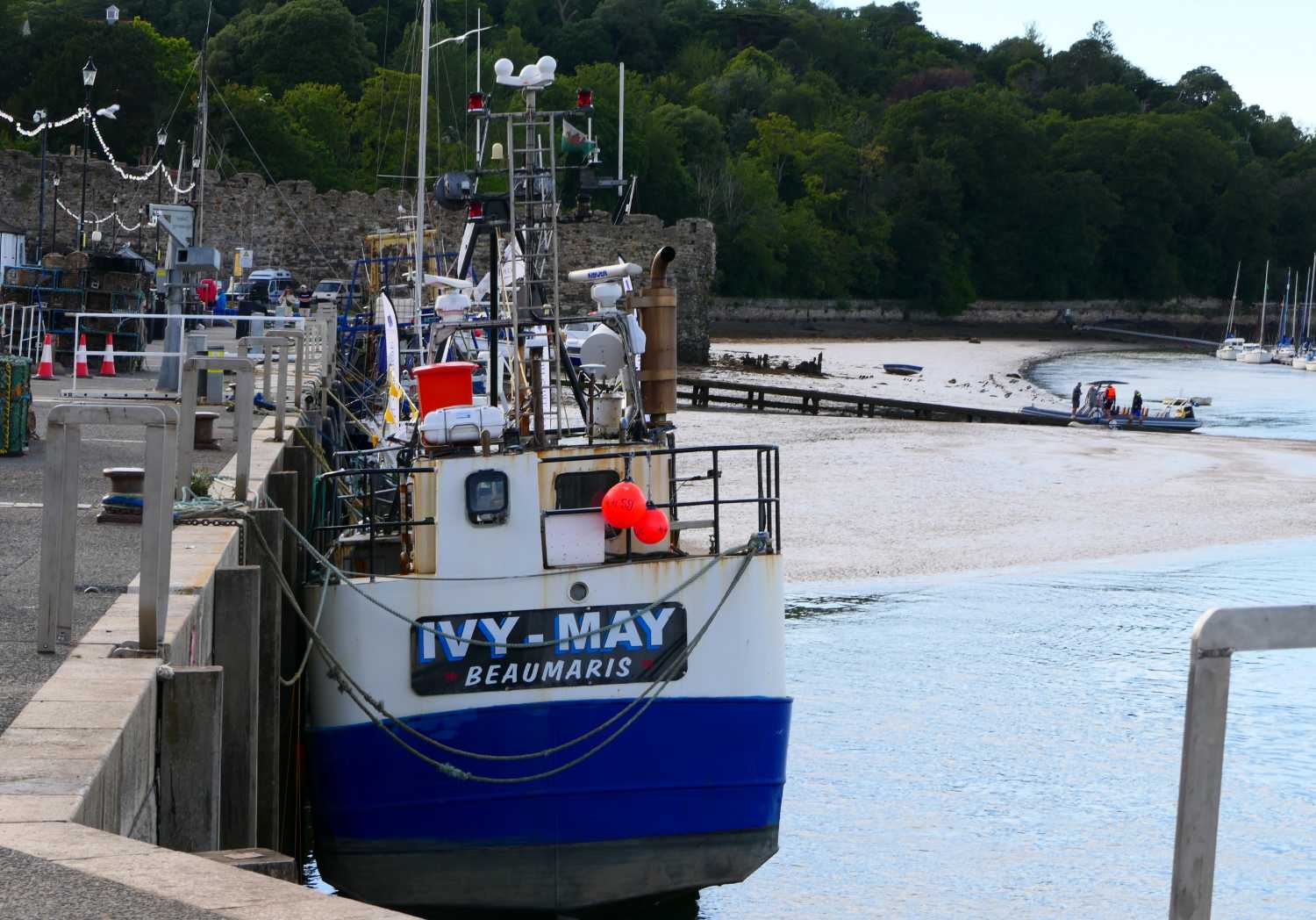 Fishing boats on the quay