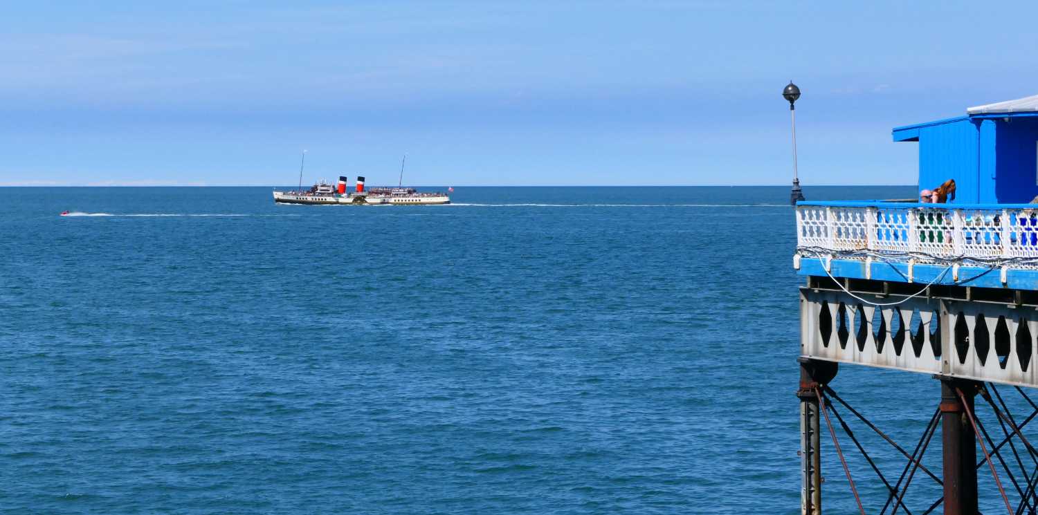 Passing the pier