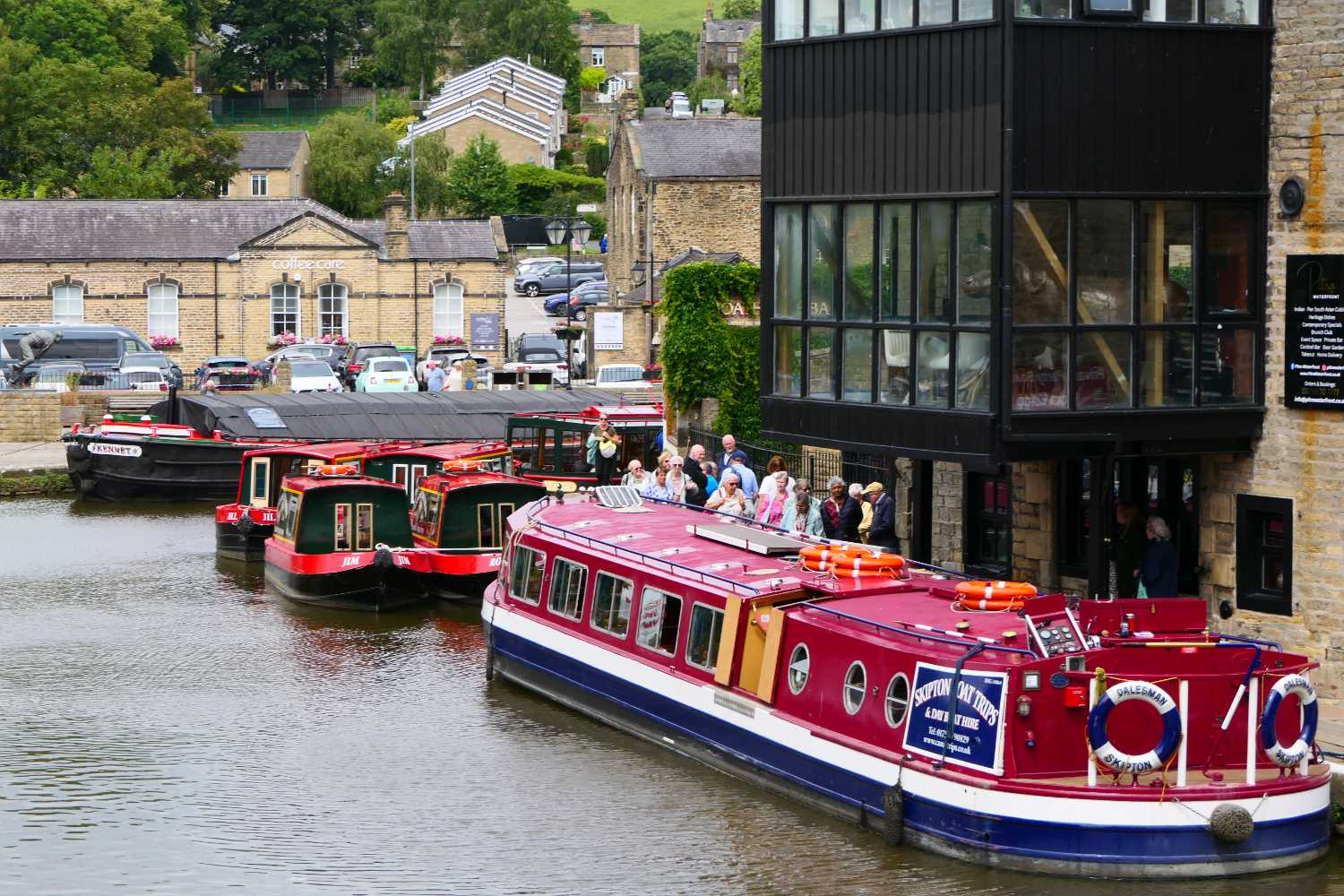 Canal boats at Skipton