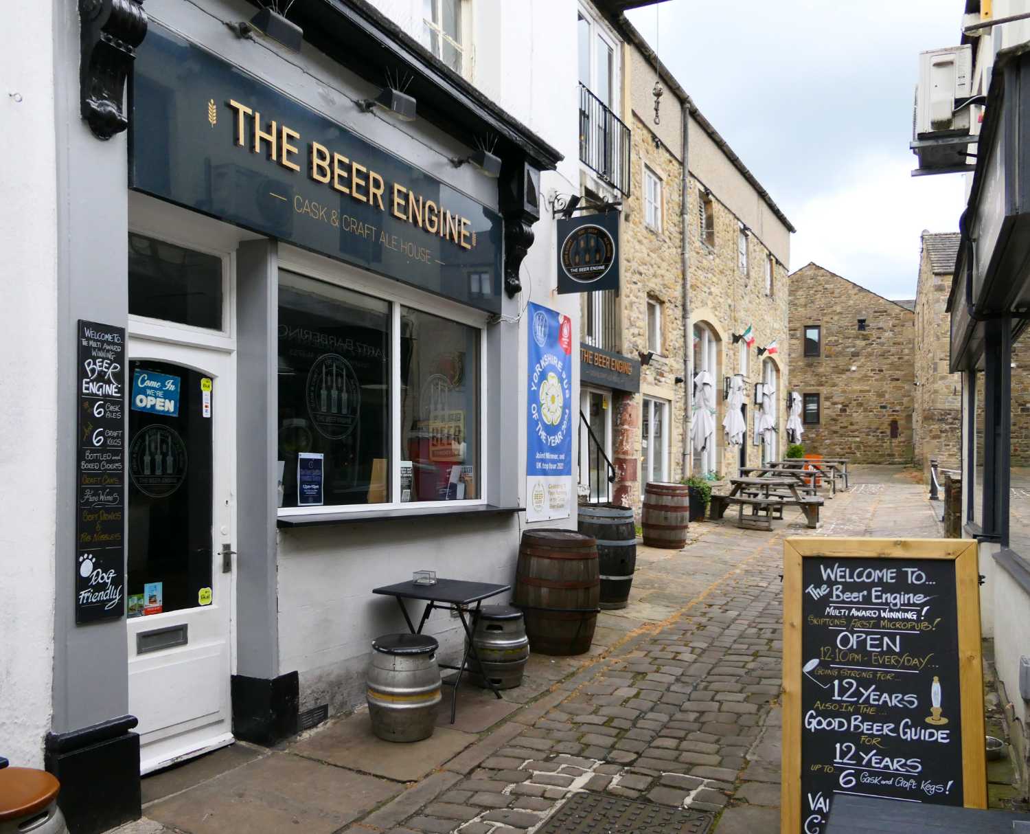 Outside of the beer engine