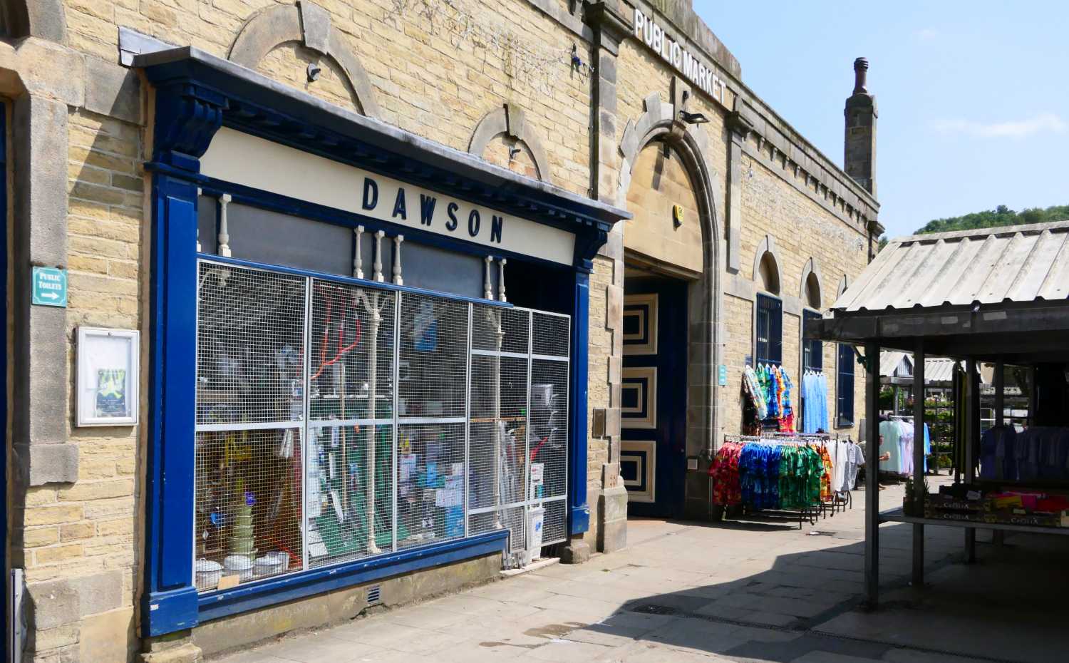 The main market entrance
