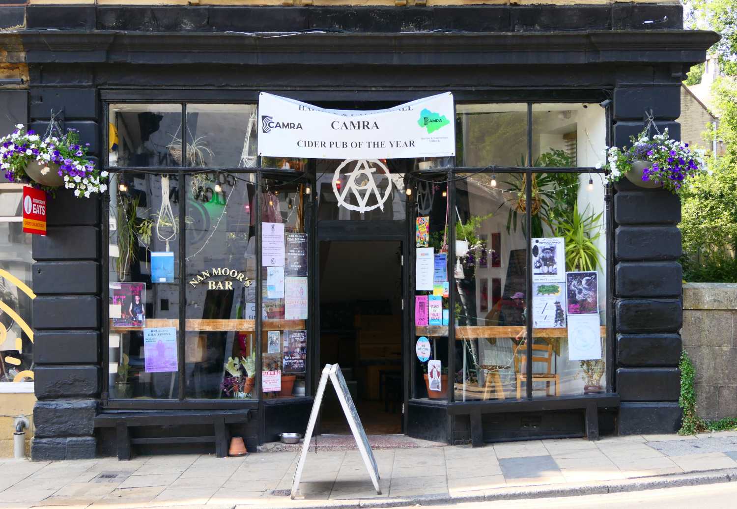 Outside of Nan Moor's